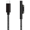 Miniatyrbilde 1 av 5: Nylonflettet Surface Connect til USB-C ladekabel Pd 15v for