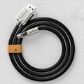 Miniatyrbilde 2 av 5: Hurtigladingkabel Usb Til C-ledning 180 Graders Roterende Rettvinklet