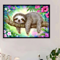 Pikkukuva 2 / 5: DIY 5D Laiskiainen Timantti Täysi Timanttisetti 30*40cm, Vesieläin