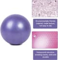 1 Stycke Lila Pilates Yogaboll Vete Rörsboll PVC Explosionssäker