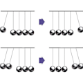 Miniatyrbilde 4 av 4: Newtons Pendel med Trebase