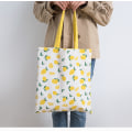Miniatyrbilde 4 av 4: Canvas Tote Bag, 40cm x 36cm (Sitron), Handlepose