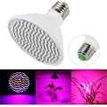 Miniatyrbild 3 av 5: Växtväxtljus E27 24W 85V-265V 200LED för vattenodling