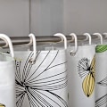Miniatyrbillede 5 af 5: Romantisk Eiffeltårn Mønster Polyester Stof Bruseforhæng