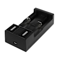 Miniatyrbillede 4 af 5: 18650 2 Slots Oplader Usb Interface Uafhængig Li-ion Batteri Opladningsenhed