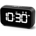 Miniatyrbild 1 av 5: LED Digital Väckarklocka med Snooze-funktion, 2 Alarm, 12/24H