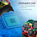 Miniatyrbillede 5 af 5: PS4 Controller Trådløs, med USB C Kabel/1000mAh Batteri/Dobbelt Motorer/6-akset Gyro/3,5 mm Lydjack/Multi Touch Pad/
