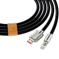 Miniatyrbilde 1 av 5: Hurtigladingkabel Usb Til C-ledning 180 Graders Roterende Rettvinklet