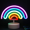 Miniatyrbillede 2 af 5: Regnbue Neonlys Regnbue Lampe Regnbuegaver til Kvinder USB/Batteridrevet Neon Regnbue Lys Regnbuegaver til Piger