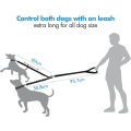 Miniatyrbillede 2 af 5: 1 stk Dobbelt Snore til 2 Hunde, En Hundetrækningstov med To