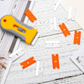 Miniatyrbilde 2 av 5: Razor Skrape Sett, 1 Inntrekkbar Razor Skrape med 10 Plastblad