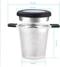Miniatyrbillede 2 af 5: Rustfrit Stål Te-Filter Te-Infuser Te-Sigte med Fine