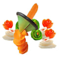 Miniatyrbild 2 av 5: Melonskärare för grönsaksrullar, planade gurkskal, rovor