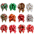 Miniatyrbild 1 av 5: Julklappsslinga Stor Presentrosett Band 40 mm 12 stycken Julklappar Presentpapper, Juldekoration, Florister