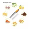 Miniatyrbillede 2 af 5: Citron Zester Citrusost Garlic Rivjern - Rustfrit Stål Universal Zester