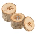 Ett par träringar för bröllop (diameter 6 cm, MRS, MR),