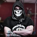 Miniatyrbild 5 av 5: Svart Sömlös Multifunktionell Magisk Halsduk Varm Ridmask