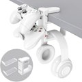 Pikkukuva 1 / 5: 3-in-1 PC-pelikäyttöinen kuuloke- ja ohjainteline - Kuulokeasema säädettävällä kiinnikkeellä & 2 ohjaintelinettä & kääntyvä käsivarsi & C
