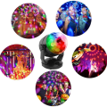 Miniatyrbillede 3 af 5: Discokugle Partylys Strobe Lys, Lydaktiveret Disco