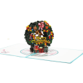 Miniatyrbild 3 av 5: 1 styck Julhälsningskort - 3D Pop-up Julhälsningskort
