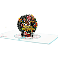 Pikkukuva 3 / 5: 1 kpl Joulukortti Tervehdyskortti - 3d Pop Up Joulukortti