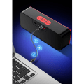 Miniatyrbillede 4 af 5: En (blå, ca. 180*44*63mm) Bluetooth-højttaler mini bærbar
