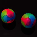 Miniatyrbillede 4 af 5: 3 Styk Lysende Hundebolde LED Elastisk Bold Blinkende Molar Bold
