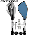 Miniatyrbild 1 av 5: Motorcykelbackspegel Antireflexbackspegel för Yamaha Mt-09 Mt09 Mt 09 Mt 07 Mt07 Mt-07 Tracer 2014-2021 2-Silver