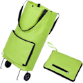 Miniatyrbilde 5 av 5: Foldbar handlepose med hjul for shopping og gjenbruk