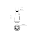 Pikkukuva 6 / 7: Spayer Head Sink 3 toimintoa Suihkupää G1/2 Vedä ulos Suihkupää