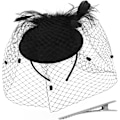 Pikkukuva 4 / 5: 1920-luvun Teepuolueen Pääasusteet Naisille ja Tytöille, Fascinator-Hattu