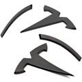 Pikkukuva 1 / 5: Model Y -tarvikkeet Teslan embleemitarra 2 kpl/setti 2024 2023 2022 2021 2020 Logo-tarra (Musta)