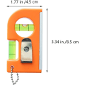 Miniatyrbillede 2 af 5: Magnetisk lille lomme Dumpy niveau lynlås Dumpy niveau mini