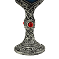 Miniatyrbillede 3 af 4: Blå Remus Grå Keltisk Ulv Magic 7oz Vinbæger Goblet Kop,