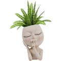 Miniatyrbild 3 av 5: 1 Stycke Sphinx Planter, Sukkulenter Planter med Dräneringshål,