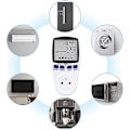 Miniatyrbilde 4 av 5: Wattmeter, Digitalt energimåleruttak, Måling av strømforbruk, Energimåleruttak med 7 moduser og LCD-skjerm, Wattmeteruttak, 16A O