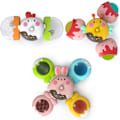 Miniatyrbilde 1 av 5: Sterke sugekopp Fidget Spinnerz sensoriske badeleker for baby 6 1
