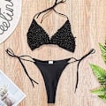 Pikkukuva 2 / 5: Helmi-bikinit (musta, M rinnanympärys 80 - 88cm) Naisten Bikinit