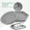 Miniatyrbild 4 av 5: Fågelmatare plus Hängande Fågelbad [Set om 2] - Frödispenser för