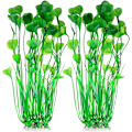 Miniatyrbilde 2 av 5: 2 stykker akvariedekorasjon simulering av vannplanter akvarium