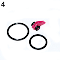 Miniatyrbilde 1 av 5: 3 stk. Sikre krokholderholdere lokke for fiskestang Stylepink