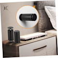 Miniatyrbillede 4 af 5: 2 stk. (Sort) Sengesidebeskyttelse Justerbare Sengestativer Metal Seng