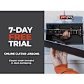 Miniatyrbillede 5 af 5: Quick-Change Guitar Capo til 6-strengs akustiske guitarer, Sort, KG6BA