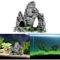 Miniatyrbilde 4 av 5: Mountain View Akvarium Bergverk Gjemmested Hule Tre Fiskedam