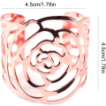Miniatyrbilde 4 av 5: 8 stk Bryllups Serviettholder Rosa Åpning Serviettring Hotell Serviett
