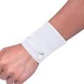 4 stycken vita sportarmband med blixtlås - handledspåse -