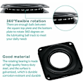 Miniatyrbilde 3 av 5: 4 stk. Lazy Swivel Plate Metall Turntable 360 ​​Graders Roterende