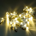 Miniatyrbillede 4 af 5: 12 stk. Mini Vandtætte Batteridrevne LED Papirlygtelys