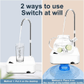 Miniatyrbilde 5 av 5: 1 stk (Svart) Vannflaskedispenser til skrivebord, USB-lading