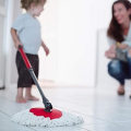 Pikkukuva 4 / 5: 1 Paketti Spin Mop -Vaihtopehmusteita, Mikrokuitu Mop -Täyttöjä, Vaihda